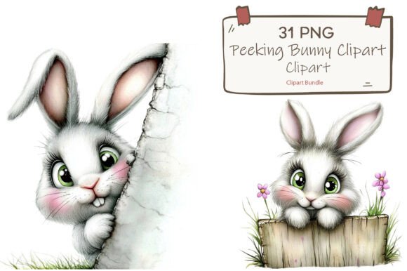 Download Adorable Spring Rabbit Clipart PNG - Adorable Collection