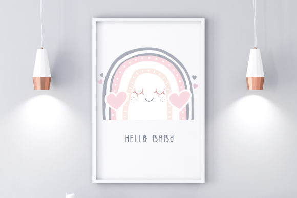 Download Nursery Wall Art - Hello Baby Cute Wall Art - Cute wall art Collection